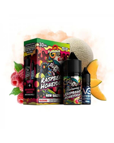 НАБІР ДЛЯ САМОЗАМІСУ FLAMINGO 30 МЛ 50 МГ RASPBERRY HONEYDEW ЗІ СМАКОМ МАЛИНИ ТА ДИНІ