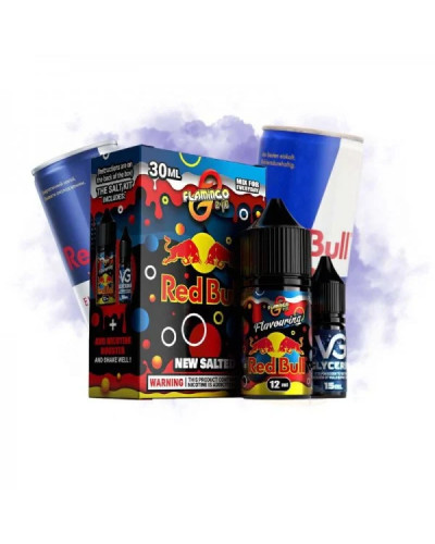 НАБОР ДЛЯ САМОЗАМЕСА FLAMINGO 30 МЛ 50 МГ RED BULL СО ВКУСОМ ЭНЕРГЕТИКА