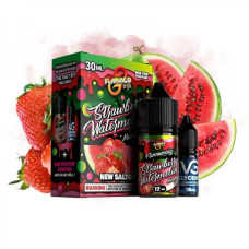 НАБІР ДЛЯ САМОЗАМІСУ FLAMINGO 30 МЛ 50 МГ STRAWBERRY WATERMELON ЗІ СМАКОМ ПОЛУНИЦІ ТА КАВУНА