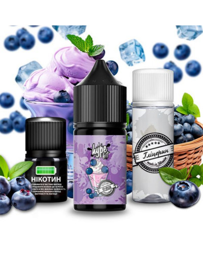 Набір для самозамісу HYPE 30 мл 50 мг зі смаком чорничне морозиво