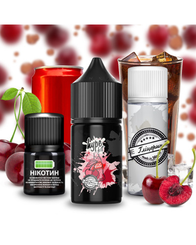 НАБІР ДЛЯ САМОЗАМІСУ HYPE 30 МЛ 50 МГ ЗІ СМАКОМ ВИШНЕВОЇ КОЛИ