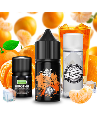 НАБОР ДЛЯ САМОЗАМЕСА HYPE 30 МЛ 50 МГ СО ВКУСОМ МАНДАРИНА