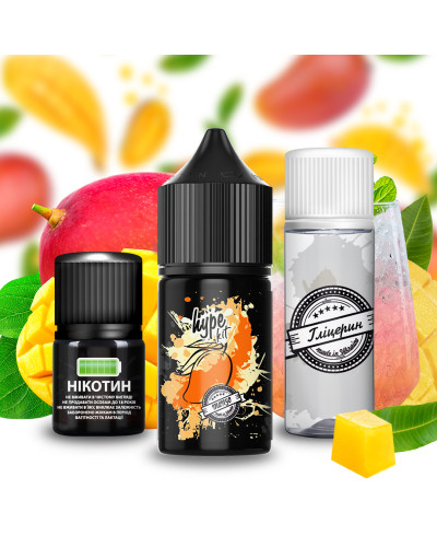 НАБОР ДЛЯ САМОЗАМЕСА HYPE 30 МЛ 50 МГ СО ВКУСОМ МАНГО