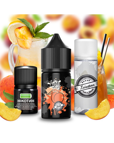 НАБІР ДЛЯ САМОЗАМІСУ HYPE 30 МЛ 50 МГ ЗІ СМАКОМ ПЕРСИКА