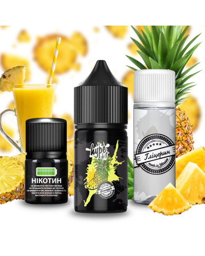 НАБОР ДЛЯ САМОЗАМЕСА HYPE 30 МЛ 50 МГ СО ВКУСОМ АНАНАСА