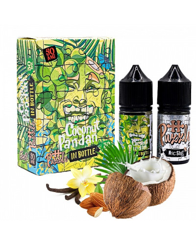 Набор для самозамеса In Bottle Salt Puzzle 30 мл 50 мг "Coconut Pandan" со вкусом кокос пандан