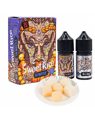 Набір для самозамісу In Bottle Salt Puzzle 30 мл 50 мг "Sweet Rice" зі смаком солодкий рис