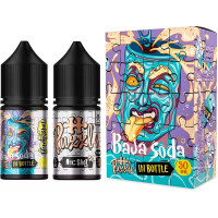 НАБІР ДЛЯ САМОЗАМІСУ IN BOTTLE SALT PUZZLE 30 МЛ "BAJA SODA" ЗІ СМАКОМ СОДОВА ПІНО-КОЛАДА