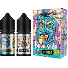 НАБІР ДЛЯ САМОЗАМІСУ IN BOTTLE SALT PUZZLE 30 МЛ "BAJA SODA" ЗІ СМАКОМ СОДОВА ПІНО-КОЛАДА