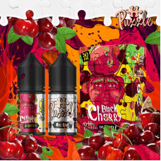 Набір для самозамісу In Bottle Salt Puzzle 30 мл 50 мг "Black Cherry" зі смаком чорна вишня