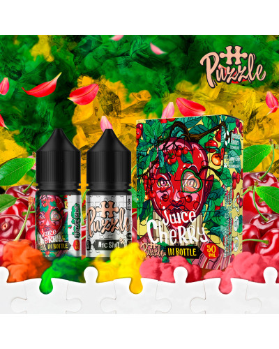 Набор для самозамеса In Bottle Salt Puzzle 30 мл 50 мг "Cherry Juice" со вкусом вишневый сок