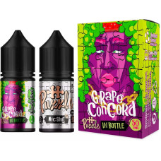 Набір для самозамісу In Bottle Salt Puzzle 30 мл 50 мг "Grape Concord" зі смаком темний виноград