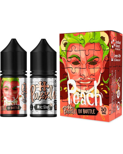 Набір для самозамісу In Bottle Salt Puzzle 30 мл 50 мг "PEACH" зі смаком персик