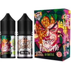 Набір для самозамісу In Bottle Salt Puzzle 30 мл 50 мг "PINEAPPLE PEACH" зі смаком ананас персик