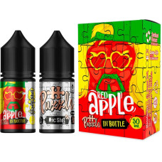Набір для самозамісу In Bottle Salt Puzzle 30 мл 50 мг "RED APPLE" зі смаком червоного яблука
