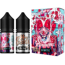 Набір для самозамісу In Bottle Salt Puzzle 30 мл 50 мг "STRAWBERRY CEREAL" зі смаком полуниці пластівці 