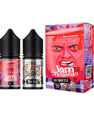 Набір для самозамісу In Bottle Salt Puzzle 30 мл 50 мг "STRAWBERRY JAM" зі смаком полуничного джема