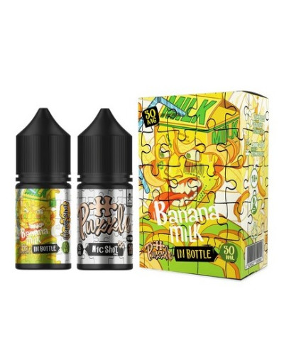 Набор для самозамеса In Bottle Salt Puzzle 30 мл 50 мг "Banana Milk" банан молоко