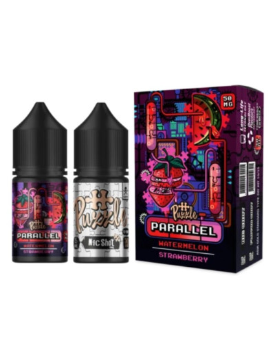 Набір для самозамісу In Bottle Salt Parallel 30 мл 50 мг "Watermelon strawberry" (кавун полуниця)