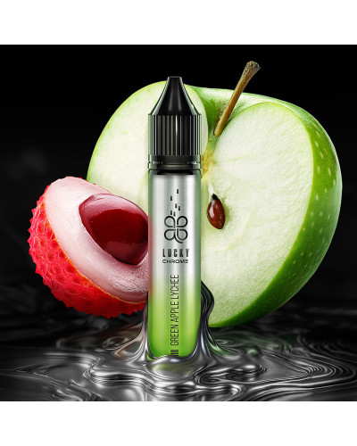 Набор для самозамеса Lucky Chrome 30 мл "Green Apple Lychee" со вкусом зеленого яблока и личи