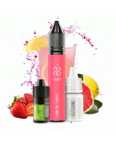 Набор для самозамеса Lucky 30 мл 50 мг "Pink Lemonade" со вкусом розового лимонада