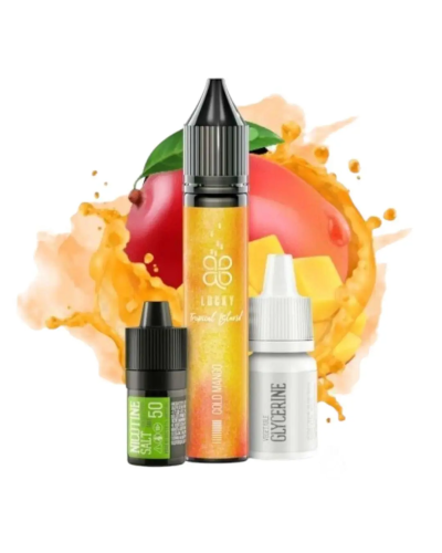 Набір для самозамісу Lucky 30 мл 50 мг "Gold Mango" зі смаком манго