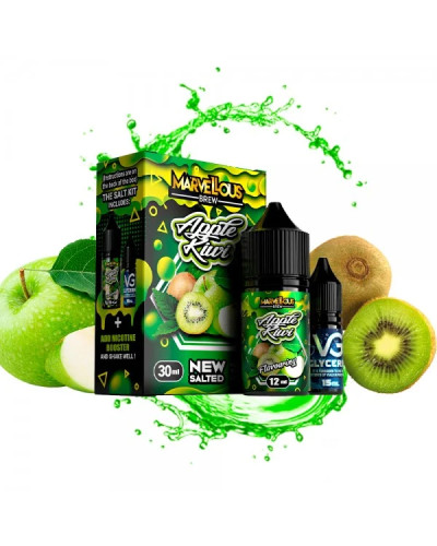 НАБІР ДЛЯ САМОЗАМІСУ MARVELOUS 30 МЛ 50 МГ APPLE KIWI ЗІ СМАКОМ ЯБЛУКА ТА КІВІ