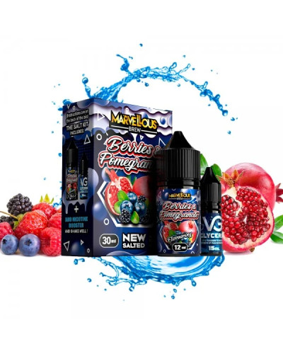 НАБОР ДЛЯ САМОЗАМЕСА MARVELOUS 30 МЛ 50 МГ BERRIES POMEGRANATE СО ВКУСОМ ЯГОД И ГРАНАТА