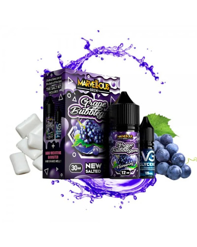 НАБІР ДЛЯ САМОЗАМІСУ MARVELOUS 30 МЛ 50 МГ GRAPE BUBBLEGUM ЗІ СМАКОМ ВИНОГРАДНА ЖУЙКА