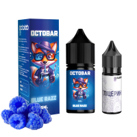 Набор для самозамеса OCTOBAR NFT 10 мл 50 мг Blue razz со вкусом голубой малины