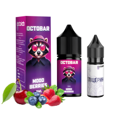 Набір для самозамісу OCTOBAR NFT 10 мл 50 мг Mood Berries зі смаком вишня полуниця чорниця