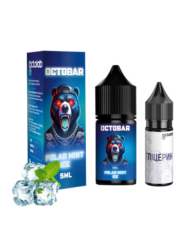Набор для самозамеса OCTOBAR NFT 10 мл 50 мг "Polar Mint Ice" со вкусом мяты