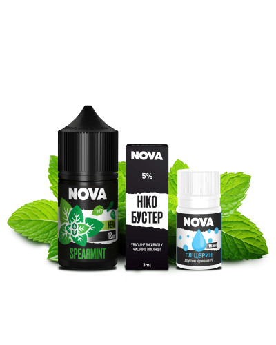 Набор для самозамеса NOVA 30 мл 50 мг Spearmint со вкусом мяты