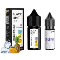 Набір для самозамісу Octobar Black Limit 30 мл 50 мг Mango Pine Ice (манго ананас лід)