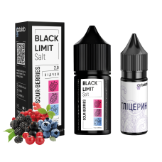 Набір для самозамісу Octobar Black Limit 30 мл 50 мг Sour Berries (кислі ягоди)