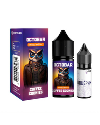 Набор для самозамеса OCTOBAR NFT 30 мл 50 мг "Coffee Cookies" со вкусом кофейного печенья