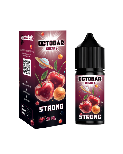 НАБІР ДЛЯ САМОЗАМІСУ OCTOBAR STRONG 30 МЛ 50 МГ CHERRY ЗІ СМАКОМ ВИШНІ
