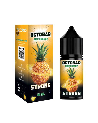 НАБІР ДЛЯ САМОЗАМІСУ OCTOBAR STRONG 30 МЛ 50 МГ PINE ENERGY ЗІ СМАКОМ АНАНАСОВОГО ЕНЕРГЕТИКА