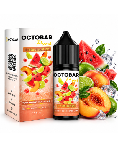 Набор для самозамеса Octobar Prime 30 мл "Watermelon Peach Lime" со вкусом арбуз персик лайм