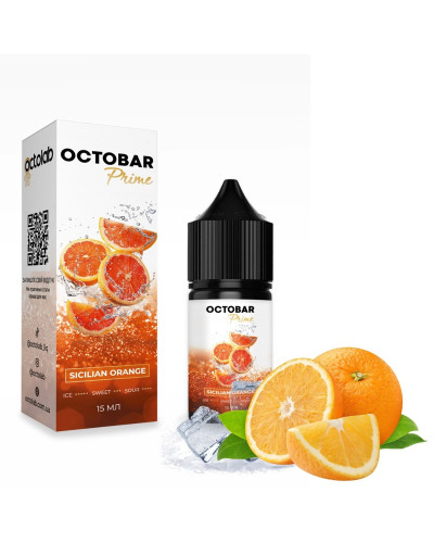 Набір для самозамісу Octobar Prime 30 мл 50 мг "Sicilian Orange" зі смаком сицилійський апельсин