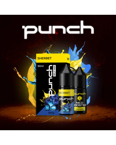 Набір для самозамісу Punch 30 мл "Sherbet" зі смаком сорбет чорниця лимон