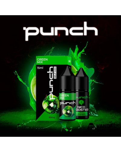 Набір для самозамісу Punch 15 мл "Green Mix" зі смаком яблуко ківі м'ята