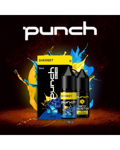 Набор для самозамеса Punch 15 мл "Sherbet" со вкусом щербет черника лимон