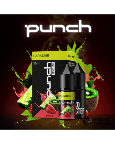 Набор для самозамеса Punch 15 мл "Paradise" со вкусом клубника киви лайм