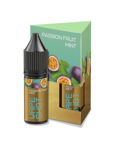 Набір для самозамісу Vape Shot 15 мл 50 мг "Passion Fruit Mint" зі смаком маракуйя м'ята