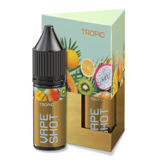 Набір для самозамісу Vape Shot 15 мл 50 мг "Tropiс" зі смаком манго ківі драгонфрукт
