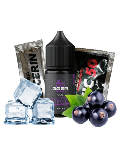 Набір для самозамісу THE 3Ger 30 мл 50 мг Cool Blackcurrant (Холодна смородина)