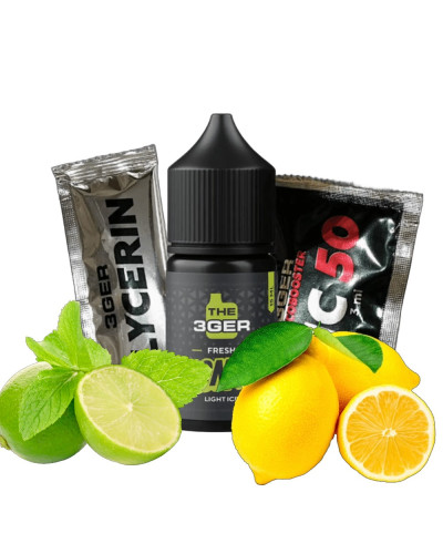 Набір для самозамісу THE 3Ger 30 мл 50 мг Fresh Lemon Lime (Лимон лайм)