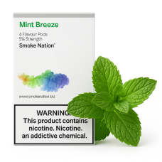 Картриджі  JUUL 1 Mint Breeze (м'ята) 50мг (5%) Smoke Nation