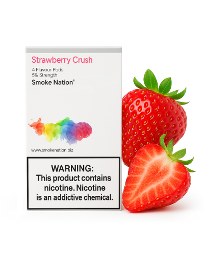 Картриджі JUUL 1 Strawberry Crush (полуниця) 50мг (5%) Smoke Nation